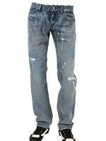 Dolce & Gabbana - 21CM CLASSIC DESTROYED DENIM JEANS