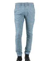 Neil Barrett - WASHED CHAMBRAY DENIM JEANS