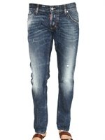 Dsquared - 19CM BORN IN CANADA DENIM SLIM JEANS