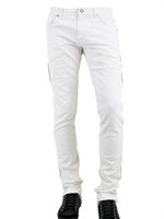 Tom Rebl - DIRTY WHITE STRETCH DENIM JEANS