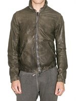 Giorgio Brato - VEGETABLE LEATHER BOMBER LEATHER JACKET