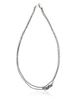 Emanuele Bicocchi - MULTI STUDS PENDANTS SILVER NECKLACE