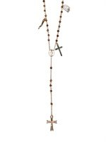 Dolce & Gabbana - TIGER'S EYE QUARTZ BEADED NECKLACE