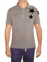 Hydrogen - VINTAGE FLOCK STAR PIQUET POLO