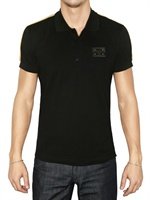 Dolce & Gabbana - METAL PLAQUET COTTON PIQUET POLO