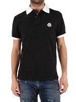 Moncler - LOGO COLLAR PIQUET POLO