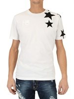 Hydrogen - VINTAGE FLOCK STAR JERSEY T-SHIRT