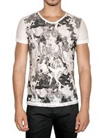 John Richmond - VICTORIAN PRINTED JERSEY T-SHIRT