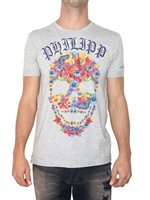 Philipp Plein - SKULL PRINT MICRO STUDS T-SHIRT