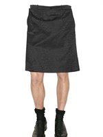 Givenchy - LEOPARD JACQUARD COTTON SKIRT SHORTS