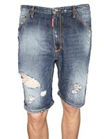 Dsquared - BROKEN LINO DENIM SHORTS