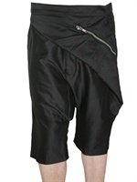 Rick Owens - CANNETE SILK BLEND SHORTS