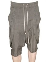 Rick Owens - TWILL SILK SHORTS