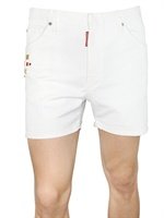 Dsquared - YACHT FLAGS DENIM SHORTS