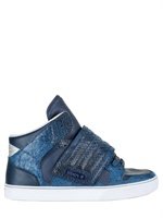 Radii - EMBOSSED PYTHON AND CALFSKIN SNEAKERS