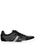 Y-3 - SATIN POLKA DOTS CALFSKIN SNEAKERS