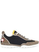 Dsquared - PATENT PIPING MESH AND SUEDE SNEAKERS