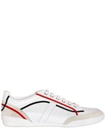 Dior Homme - CANVAS DETAILED CALFSKIN SNEAKERS