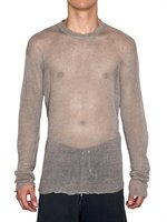 Laneus - RAW CUT LINEN KNIT SWEATER