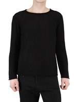 Alexander Wang - RAW CUT COTTON KNIT SWEATER