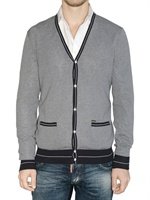 Dsquared - CREPE COTTON KNIT CARDIGAN SWEATER