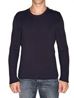 Ballantyne - ROUND NECK RIBBED KNIT SWEATER