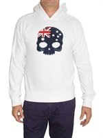 Hydrogen - SEQUINED SKULL FLEECE SWEATSHIRT