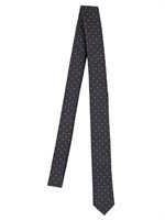 Dolce & Gabbana - 3CM LOGO JACQUARD POLKA DOT TIE