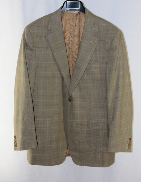 canali recent tan blue windowpane blazer (1).JPG