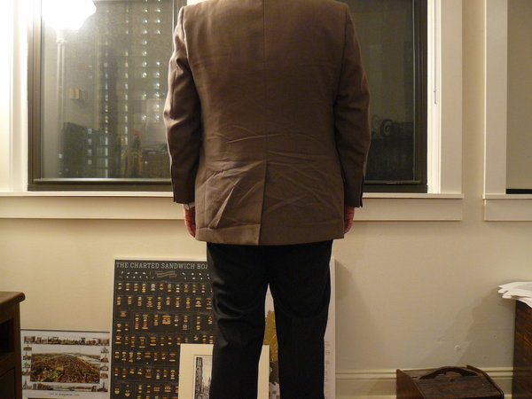 Taupe Sport Coat Worn Back.JPG