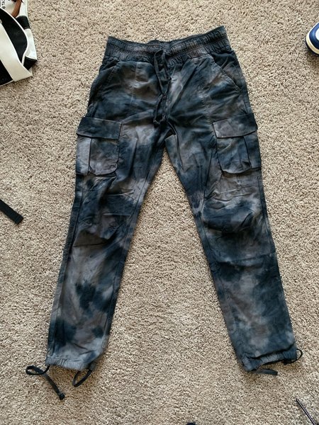 John Elliott Cargo Pants (Camo Tie-Dye) S