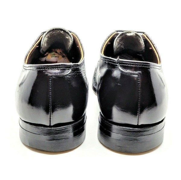 Vintage Foot-So-Port Mens Supreme Burgundy Size 8 Leather Derby Dress Shoe S8335 8.jpg