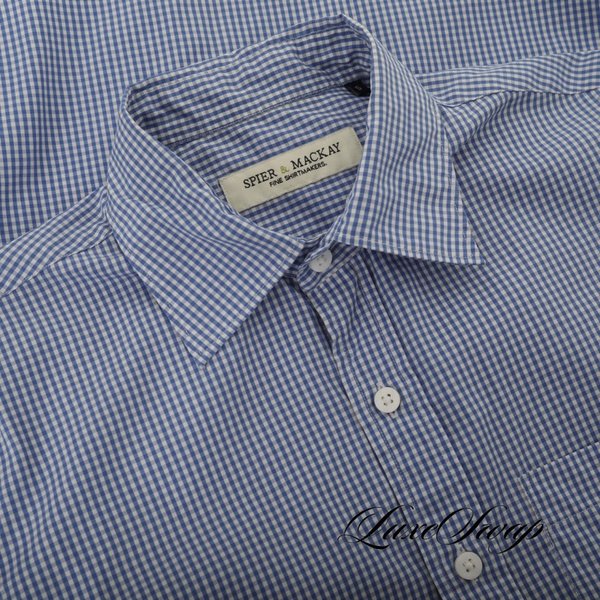 S&M White and Sky Blue Gingham Shirt.jpg