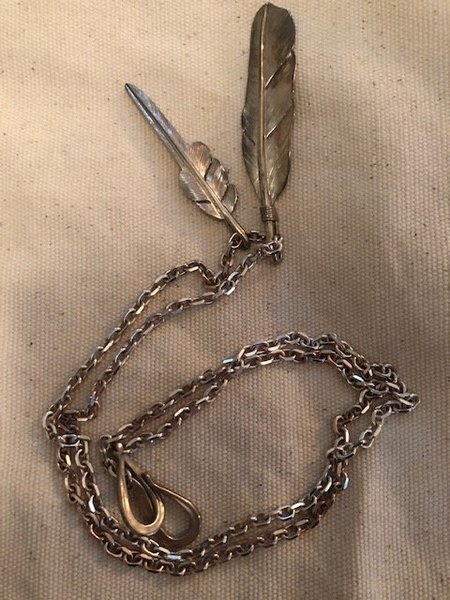Larry Smith Kazekiri Feather Necklace Set | Styleforum