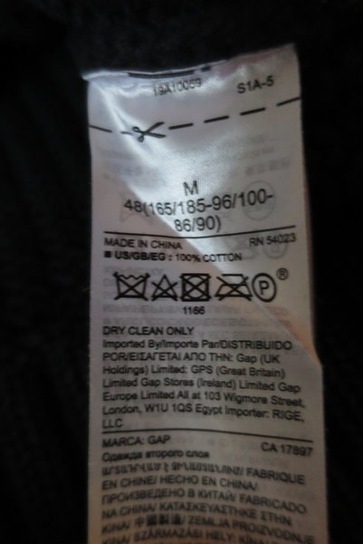 GAP LAbel.JPG