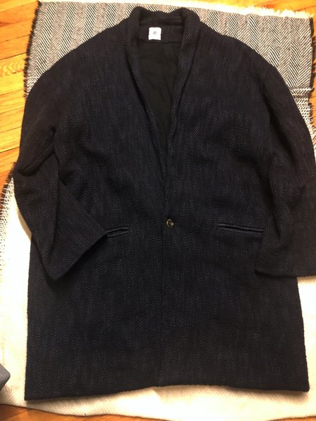 18 East x Unionmade indigo overdyed cotton khadi jampa in size XL.jpg