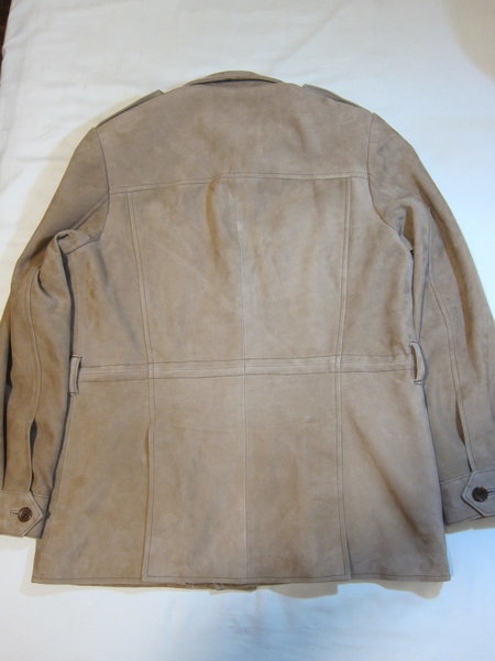 Italian lamb suede Safari jacket7.JPG