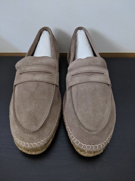 Castaner brown suede Espadrille Loafers - front.jpg