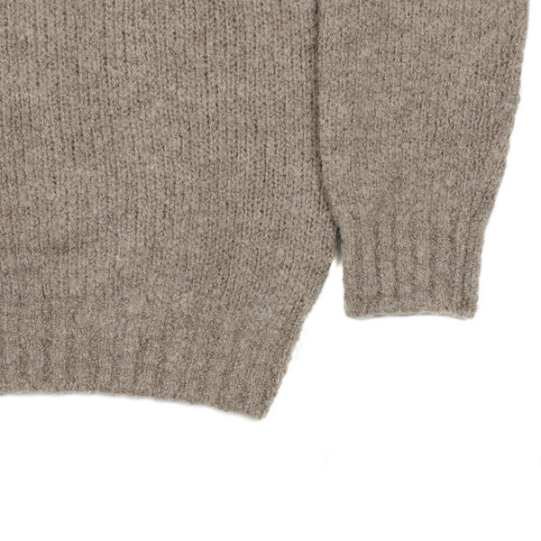 De Bonne Facture Fall Winter 2021 FW21 Made in France pecora nera undyed wool crewneck sweater...jpg