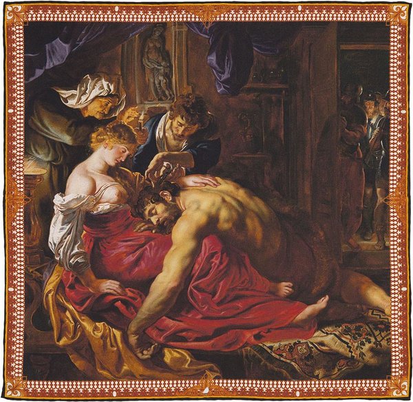 Samson And Delilah Pocket Square.jpg