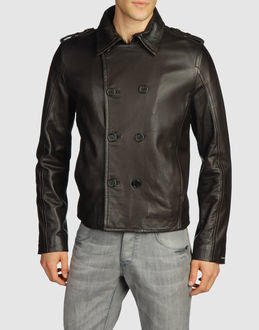 Bikkembergs Leather outerwear