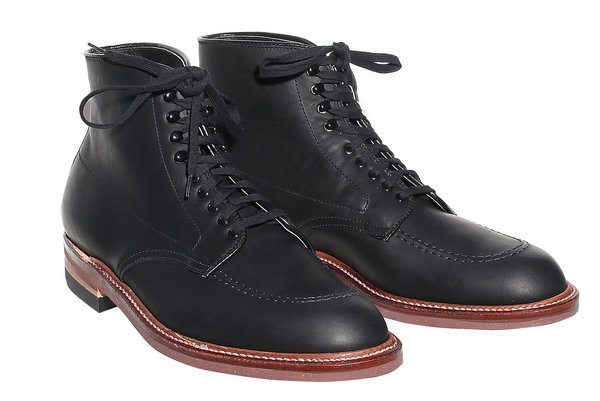 Alden for Epaulet Black and Tan Indy Boot