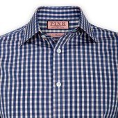 Thomas Pink grove check shirt - button cuff