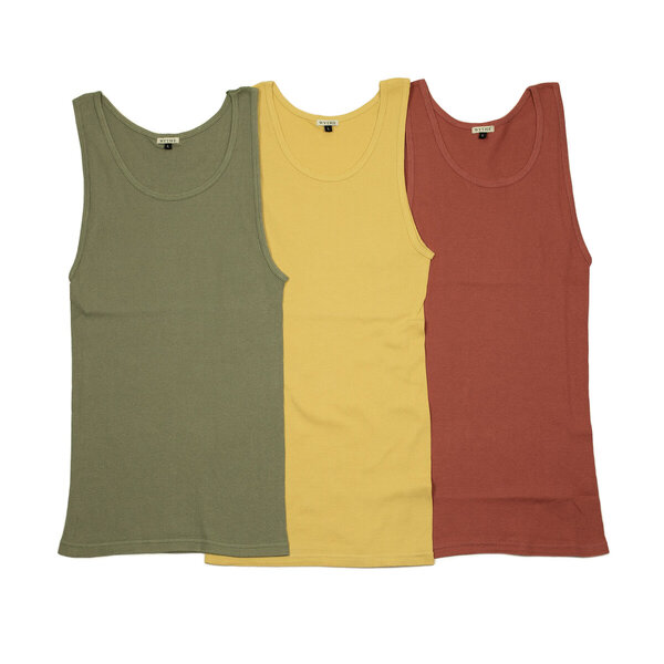 Wythe_New_York_SS23_Tubular_Rib_Knit_Tanktop_Three_Pack_3pack_Sandstone_Faded_Olive_Sunshine (3).jpg