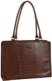 Leatherbay Croc Laptop Bag