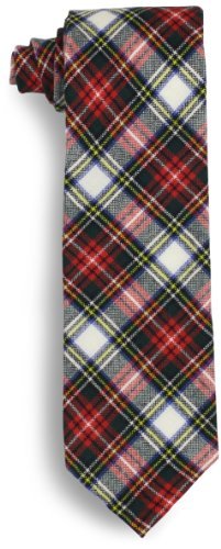 Jack Spade Men's Bibby Tartan Tie, Red, One Size