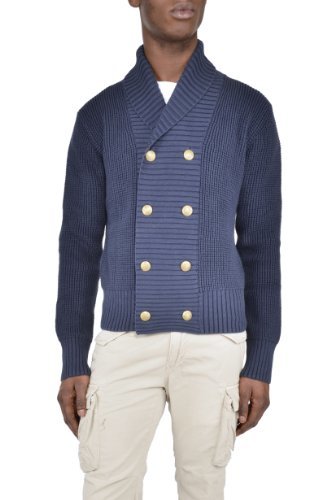 Gant by Michael Bastian Men's Double Breasted Shawl Cardigan