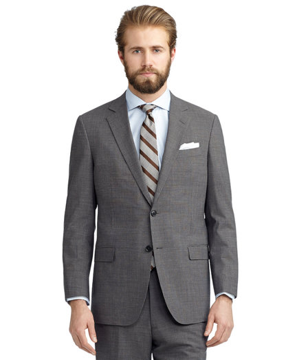 Brooks Brothers BrooksCool® Fitzgerald Fit Grey Tic Suit