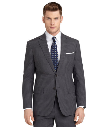 Brooks Brothers BrooksCool® Regent Fit Shadow and Micro Bead Stripe Suit