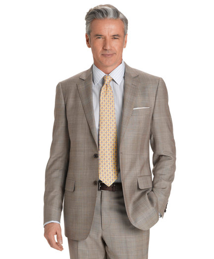 Brooks Brothers Fitzgerald Fit Plaid Deco 1818 Suit